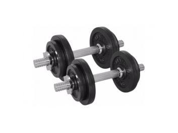Støpejerns manualer TUNTURI, 2x 10kg