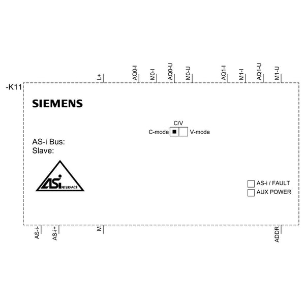 Siemens 3RK1107-0BE00-2AA2 PLC compact -moduuli 31,6 V