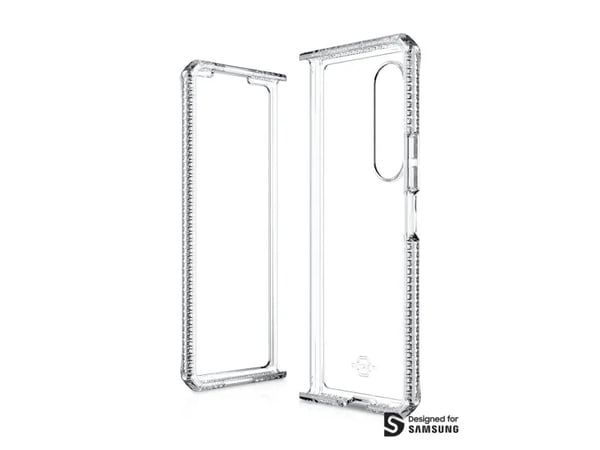 ITSKINS Samsung Galaxy Z Fold3 5G -suojakuori HYBRID CLEAR, läpinäkyvä