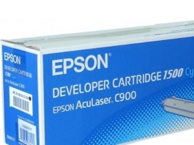 Epson S050157 - Cyan - original - framkallningskassett - för AcuLaser C900, C900N
