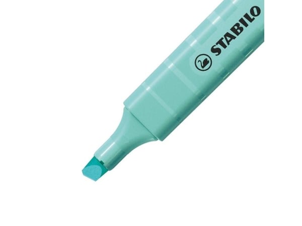 STABILO swing cool Pastel, 1 stykker, Turkis, Meisel tupp, Turkis, Hvit, Rund, 1 mm