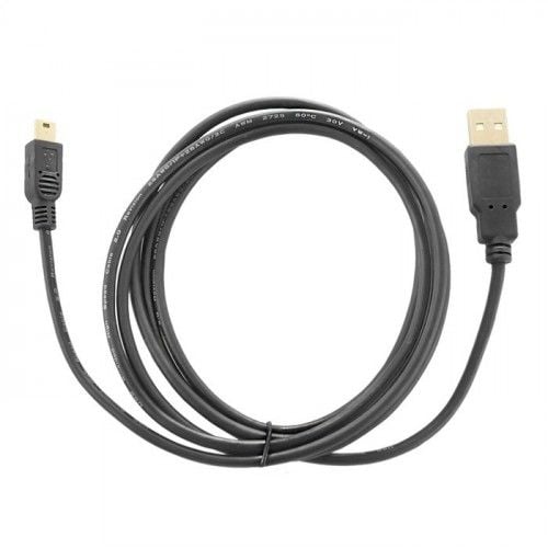 Qoltec USB-A - miniUSB-kabel 1,8 m svart (5901878523279)
