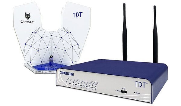 TDT NG2000-DW 5G, Wi-Fi 5 (802.11ac), Kaksitaajuus (2,4 GHz/5 GHz), Ethernet LAN, 5G, Harmaa, Sininen, Pöytäreititin