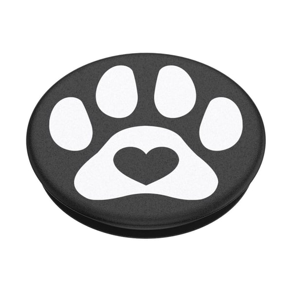 PopSockets 805579, Grepp, Svart, Vit, Varje varumärke, Hjärtmönster, 1 styck