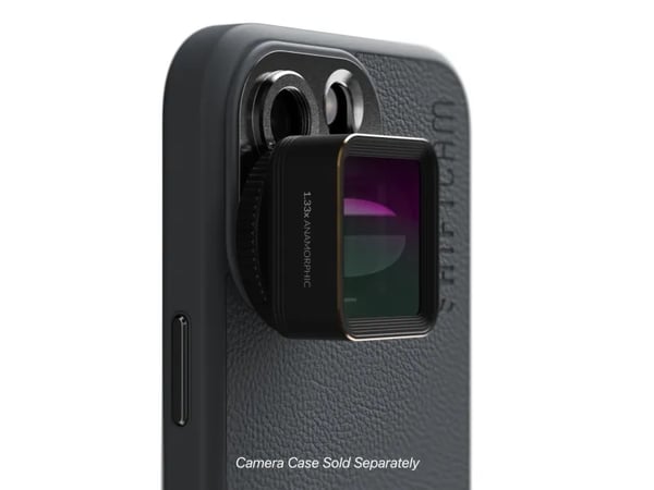 ShiftCam LensUltra 1.33x Anamorphic, Valokuvalinssi, Musta, Alumiini, Lasi, 0,7 m, Ultra Multi-Coating (UMC) -pinnoite, 113°
