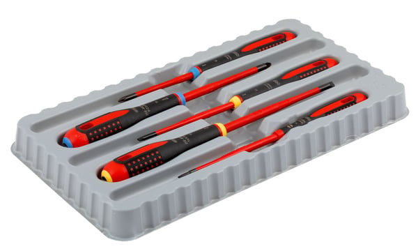 Bahco 9882SL Ruuvimeisselisarja 5 kpl 1000V - Sledge BE-9882SL PZ/LK