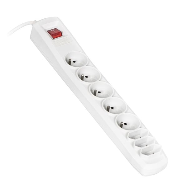 Activejet APN-8G/3M-GR, 3 m, inomhus, Typ C, Typ E, Typ E, Plast, Grå