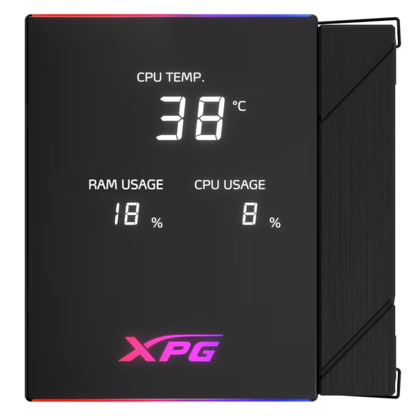 XPG MAESTRO PLUS 62DA, Luftkjøler, 12 cm, Svart