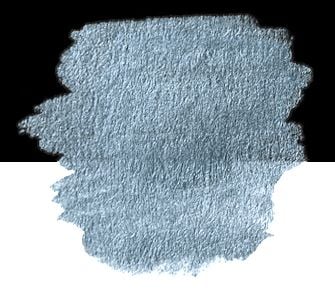1 Pearlescent colour square, in a clamshell - "FINETEC" | Blue Silver