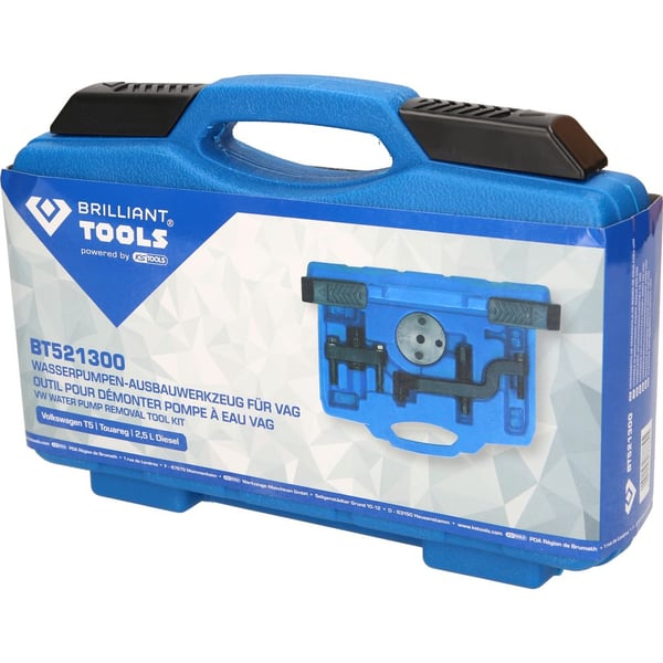 Brilliant Tools BT521300, Audi, Seat, Škoda, Volkswagen T10221A, T10222A, T10225, 1,11 kg, 243 mm, 166 mm, 53 mm, 3 stykker