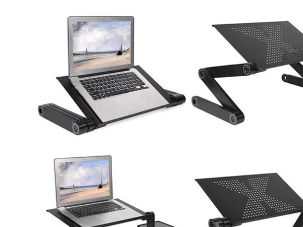 Sonoss SG Laptopbord Easy Sort, hopfällbart