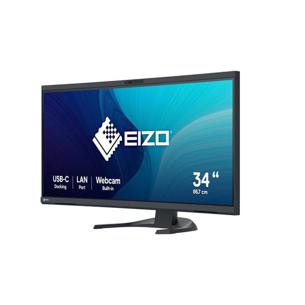 EIZO FlexScan EV3450XC-BK, 86,6 cm (34.1"), 3440 x 1440 piksler, UltraWide Quad HD, LCD, 5 ms, Svart