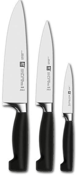 ZWILLING Four Star - veitsisarja - 3 osaa - musta kahva