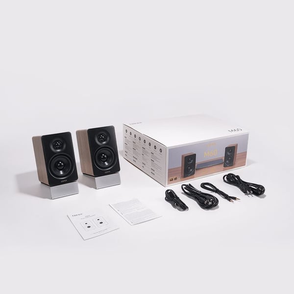 Edifier M60, Ledning & Trådløs, 66 W, 58 - 40000 Hz, Sort, Tre