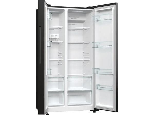 Gorenje NRR9185EABXL side-by-side-kylskåp NoFrost, svart