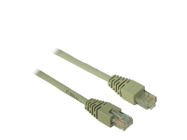 Inter-Tech 88885050, 15 m, Cat5, U/UTP (UTP), RJ-45, RJ-45, Beige