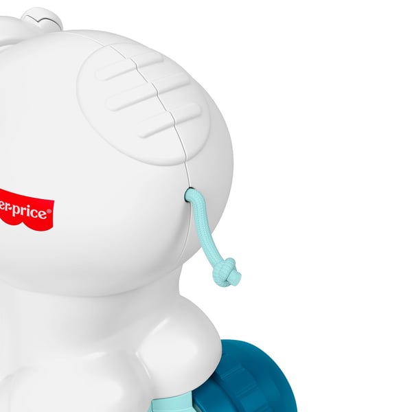 Fisher-Price Crawl-After Polar Bear, vauvan puuhalelu konttaamisleikkiin, aisteja stimuloivat yksityiskohdat, 0,75 vuosi/vuosia, Tuottaa ääntä, Muo...