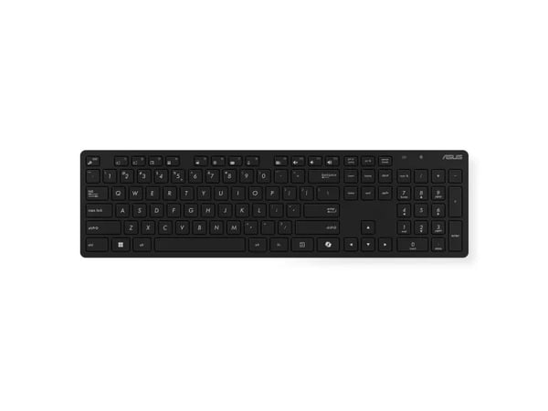 ASUS W5000 - Sats med tangentbord och mus - 100% - trådlös - 2.4 GHz - svart