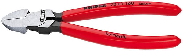 Knipex 72 01 160 Workshop Muovileikkuri ilman viistettä 160 mm