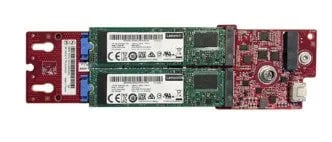 Lenovo M.2 SATA/NVMe 2-Bay Enablement Kit - Aktiveringssett - for ThinkSystem SR630 V2; SR635; SR645; SR650 V2; SR665; SR670 V2; SR860 V2; ST650 V2
