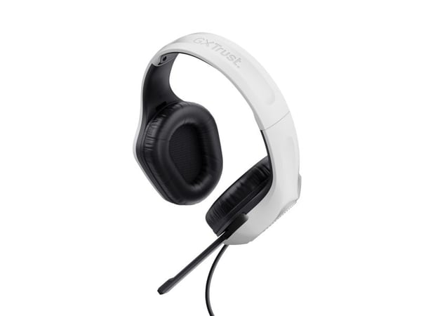 Trust GXT 415W Zirox - Hodesett - full størrelse - kablet - 3,5 mm jakk - hvit