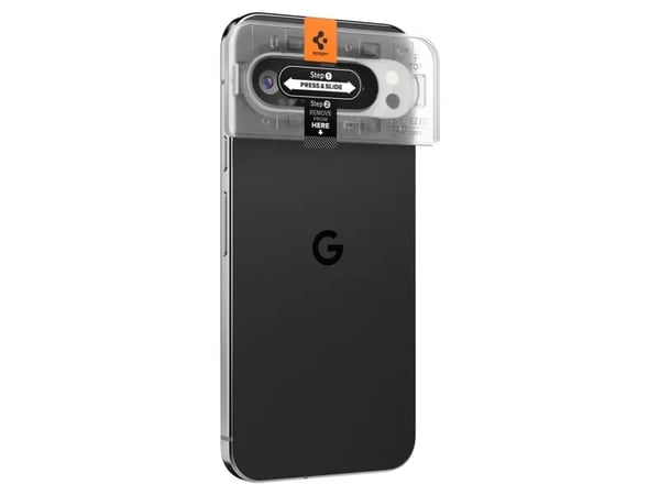 Spigen OSLONA APARATU SPIGEN OPTIK.TR ”EZ FIT” CAMERA PROTECTOR 2-PACK GOOGLE PIXEL 9 PRO CRYSTAL CLEAR