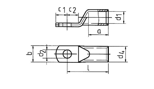 Klauke 7SG8, 70 mm ², M8, 25 styck