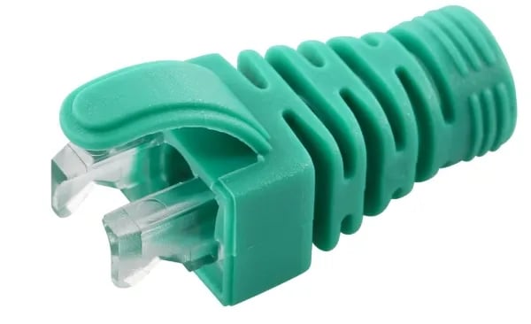 MicroConnect - Verkkokaapelin boot - vihreä (100 kpl)