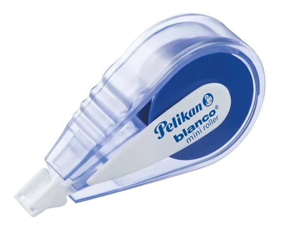 Pelikan korreksjonsrulle blanco mini, i glass, mål: (B) x (L) 4,2 mm x 6 m, løsemiddelfri, engangs, - 1 stk (340463)