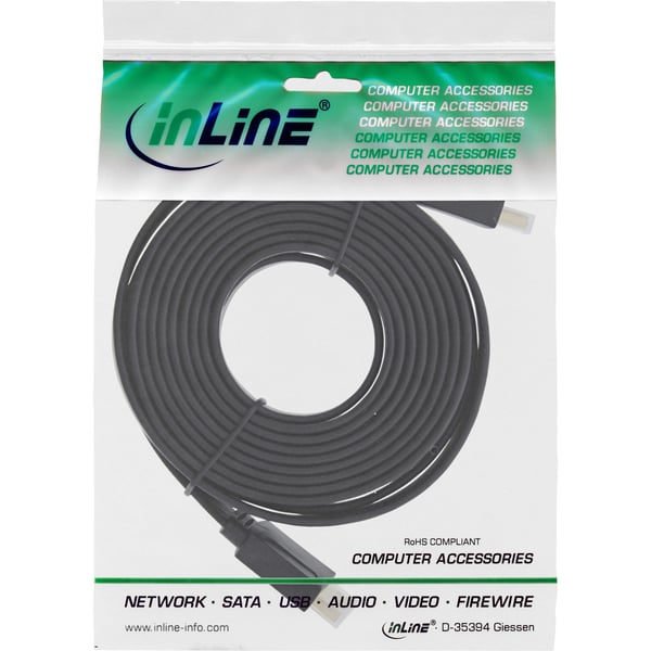 InLine 3m HDMI AM/AM, 3m, HDMI Type A (Standard), HDMI Type A (Standard), 3D, Utgang