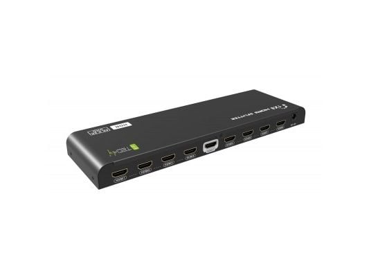 TECHly HDMI2.0 Splitter 4K 8 ways HDR - Video/lyd-splitter - 8 x HDMI - stasjonær