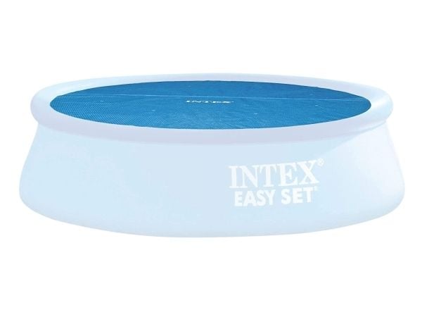 Intex 28010, Soltrekk til basseng, Basseng på bakken, Oppblåsbart basseng, Rund, Blå, PVC, Polyethylen, 2,06 m