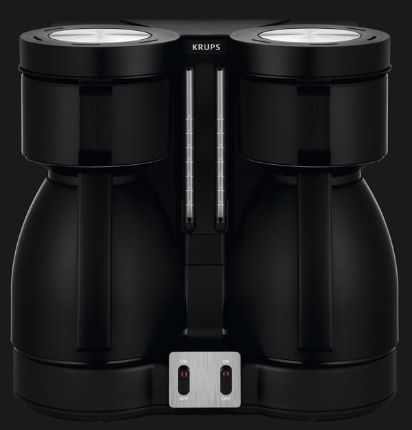 Krups KT8501, Kaffebrygger (drypp), Malt kaffe, 1700 W, Svart