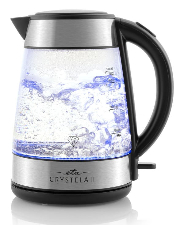 ETA Crystela II 1154 90000 - Kjele - 1.7 liter - 2200 W - glass