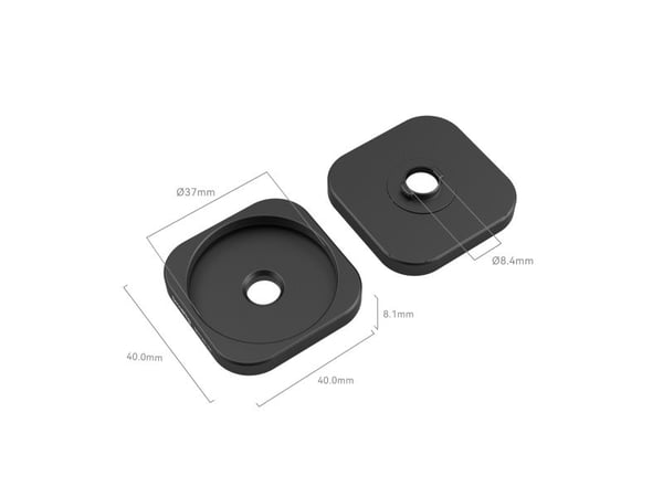 SmallRig 4395, Gjuten aluminium, Svart, iPhone 12-iPhone 15 Series Cage iPhone 11 M-Series Lens Mount Cage, 40 mm, 40 mm, 8,1 mm