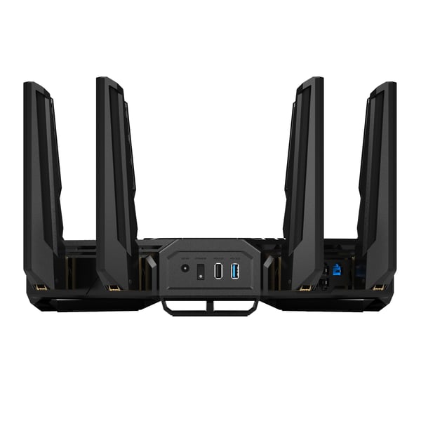 ASUS ROG Rapture GT-BE98 fyrbandsrouter Wi-Fi 7 10GbE 5GbE 2.5GbE