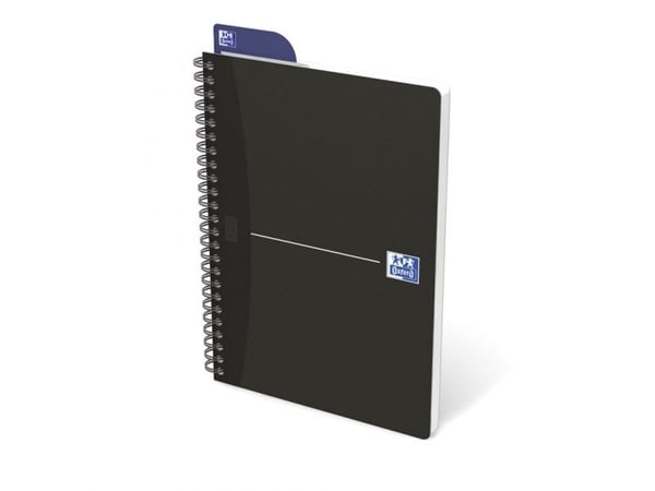 Oxford Smart Black 100102565 ruutuvihko A5, 5 mm, musta