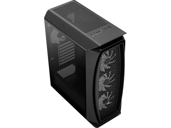 Aerocool Aero One Frost, Tower, PC, Sort, ATX, Micro ATX, Mini-ITX, Akrylonitril-butadien-styren (ABS), SPCC, Blå, Grønn, Rød