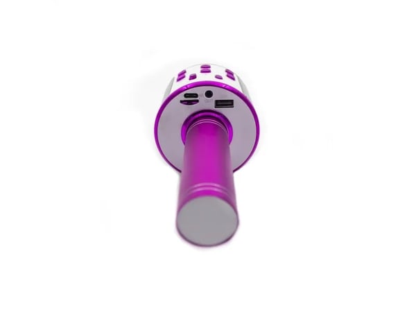 Denver KMS-20P, Karaokemikrofon, Ledning & Trådløs, Bluetooth/3.5 mm, 10 m, USB Type-A, Rosa