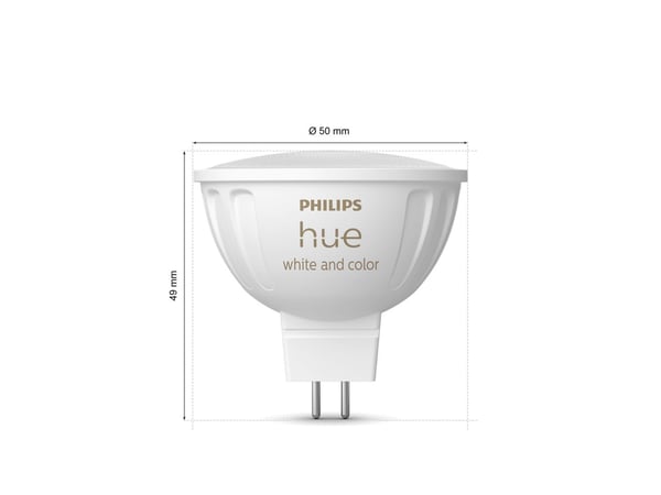 Philips Hue White and Color Ambiance MR16 - GU5.3 polttimot - 2 kpl