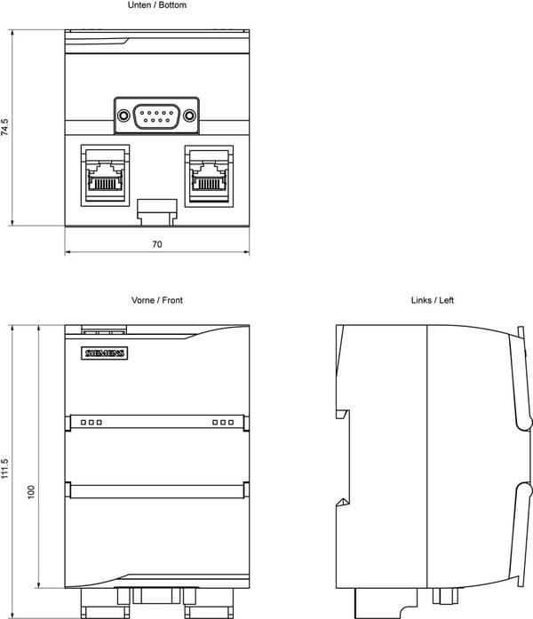 Siemens 6BK1623-0AA00-0AA0, CE, RoHS, REACH, 112 mm, 90 mm, 128 mm, 88 mm, 212 g