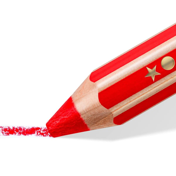 STAEDTLER 3 in1 Noris junior värikynät moniväriset 4 kpl (140 C4P1)