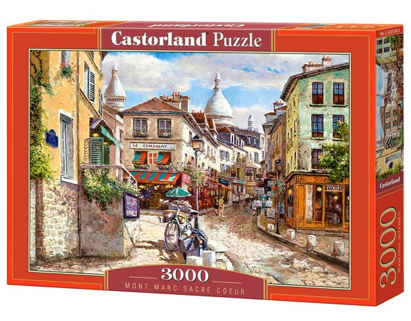 Castorland Mont Marc Sacre Coeur 3000 pcs, 3000 stykker, By, 9 år