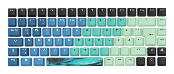 Sharkoon SKILLER SGK50 S3 Design Bundle - D4, Multifärg, Bild, Halksäkert underlag, Spelmusmatta