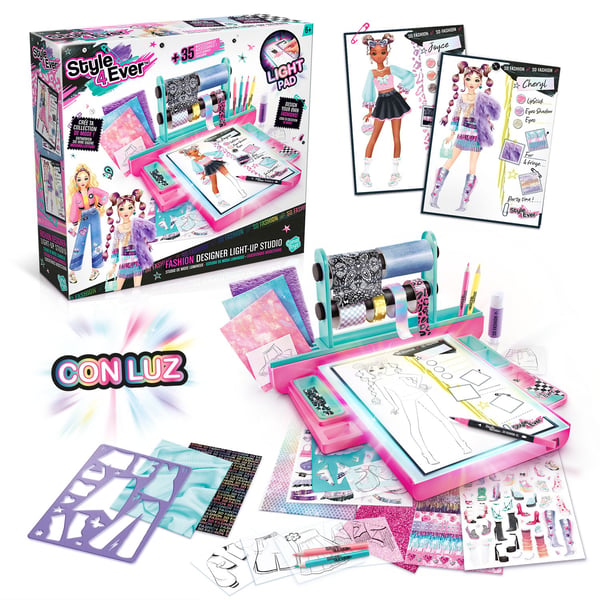 Canal Toys So Slime Fashion Designer Light-Up Studio, Modedesignkit för barn, 6 År, Multifärg
