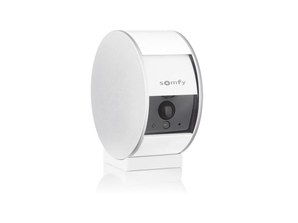Somfy Sisäkamera - verkkovalvontakamera - sisätiloissa - väri (päivä ja yö) - 1080p - kiinteä polttoväli - ääni - langaton - Wi-Fi - DC 5 V