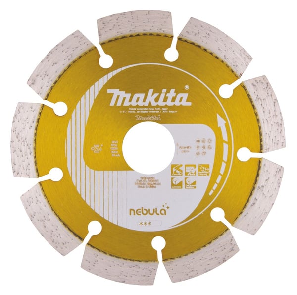 Makita Nebula - Skärskiva i diamant - för betong, kalksten, armerad betong, tegel, sandsten - 125 mm - för Makita DLX3179TX1