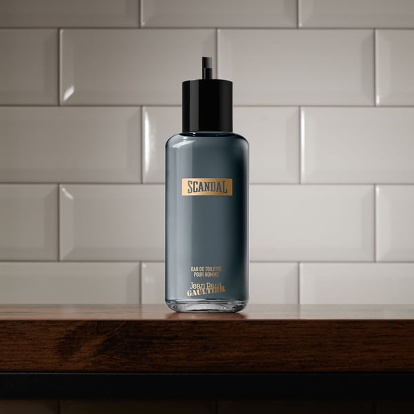 Jean Paul Gaultier Scandal Pour Homme EdT-täyttöpakkaus 200 ml miehille