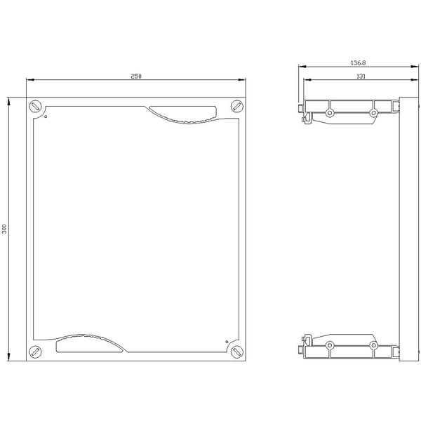 Siemens 8GK4501-2KK12, 300 mm, 255 mm, 305 mm, 30 mm, 387 g