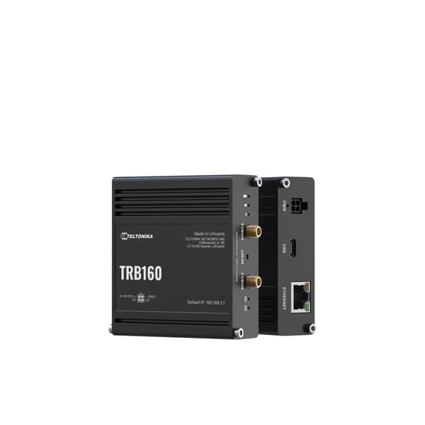 Teltonika TRB160 IoT-yhdyskäytävä LTE Cat 6 1GbE RJ45 USB-C